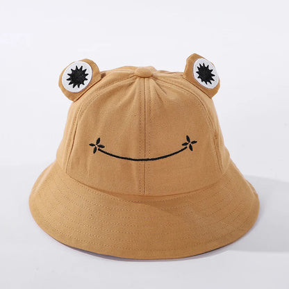 Cute Frog Bucket Hats Women Men Bucket Hat