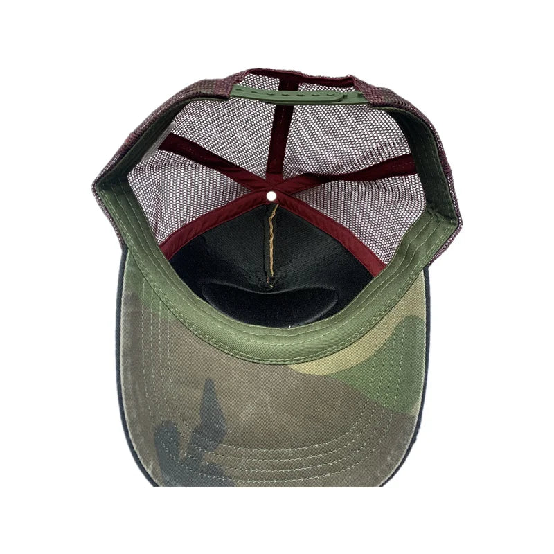 Men's Women Vintage Fashion Adjustable Mesh Trucker Hat