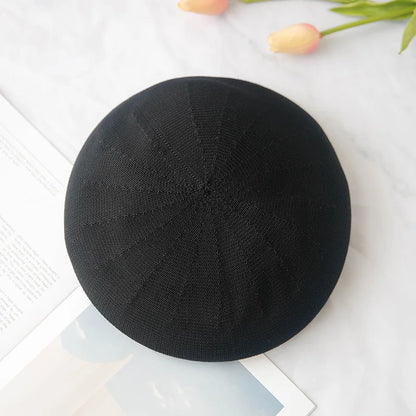 New Summer Solid Color Japan Style Beret Female