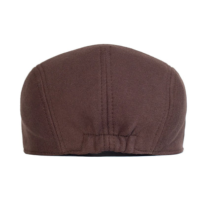 Cotton Newsboy Caps Men Women Hat Soft Casual Beret Solid Unisex Retro Hat