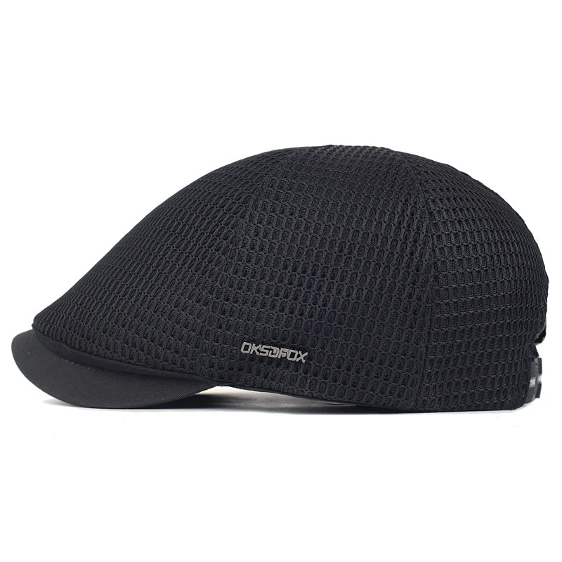 New Mesh Newsboy Caps Summer Men Women Hats