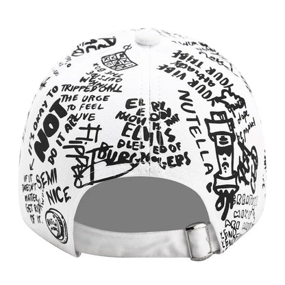 Korean Version of The Graffiti Personality Baseball Hat Tide Men and Women