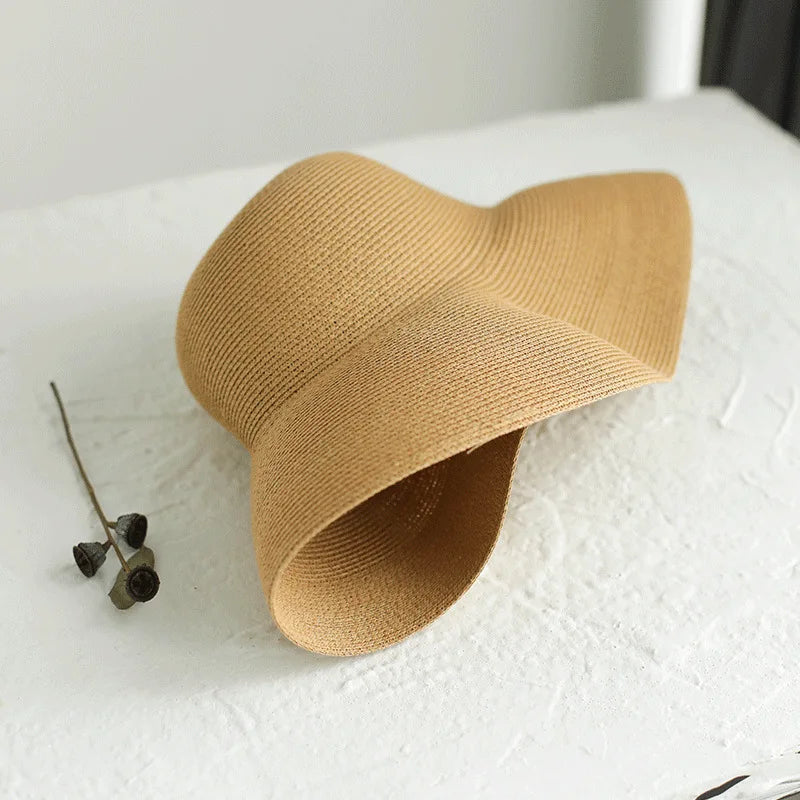 Summer Hat New Female Sun Hat Folding Beach Hat