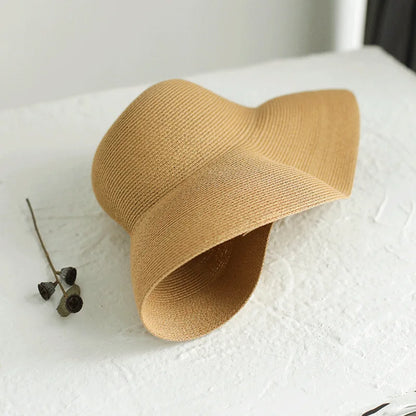 Summer Hat New Female Sun Hat Folding Beach Hat