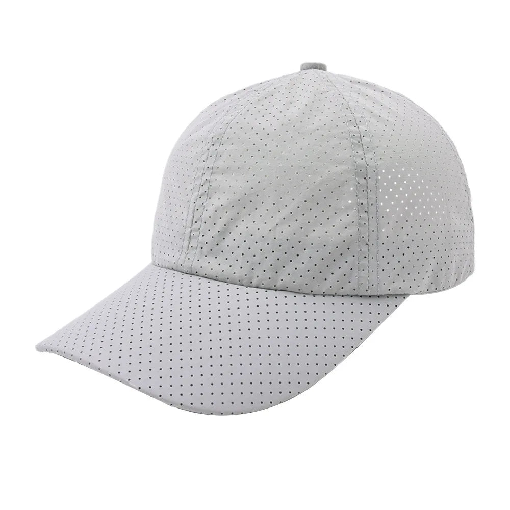 Casual Curved Breathable Mesh Lady Custom Running Quick Dry Hat