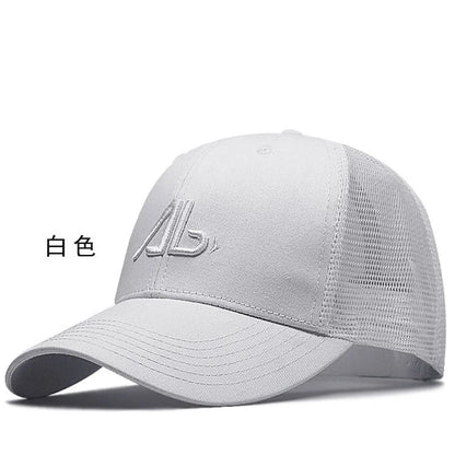 Big Head Man Plus Size Baseball Cap Men Summer 100% Cotton Mesh Trucker Hat Male 3d Embroidery Snapback Hats