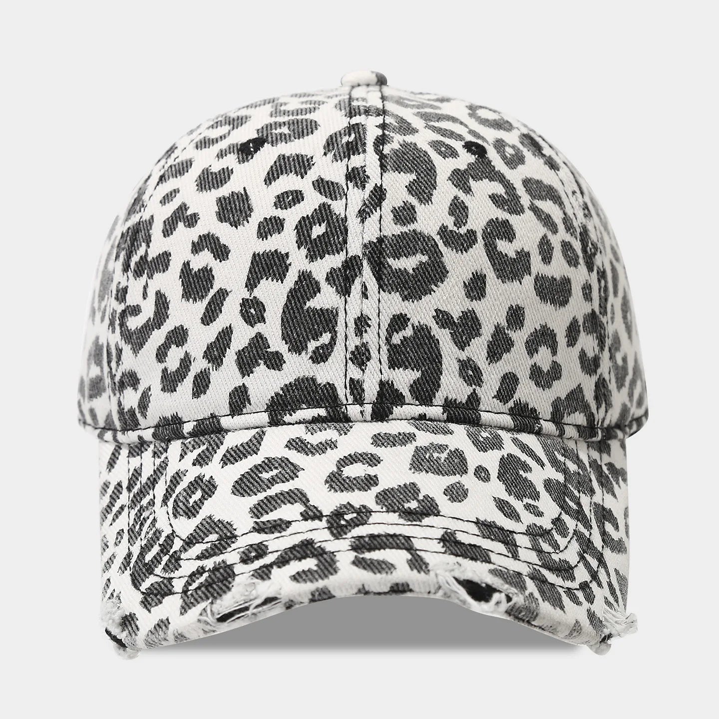 Retro Leopard Print Spicy Girl Style Baseball Cap