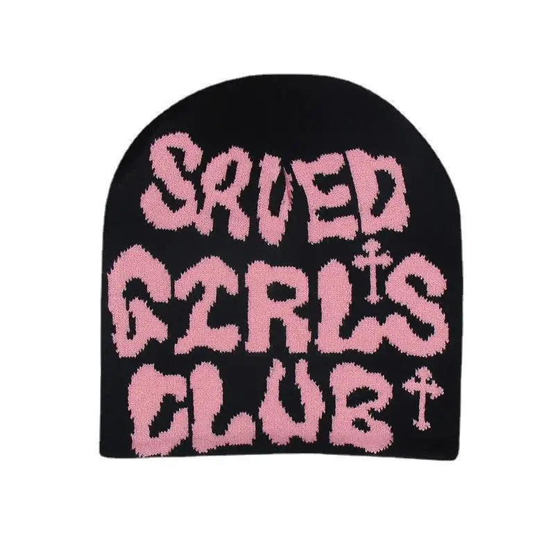 Y2k Uanged Acrylic Jacquard Woolen Beanie Cold Hat