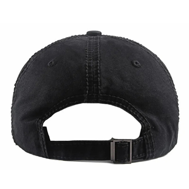 100% Cotton Baseball Caps For Men Women Snapback Cap