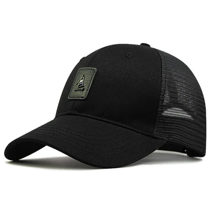 Big Head Man Plus Size Baseball Cap Men Summer Cotton Mesh Trucker Hat
