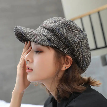 Autumn Winter Newsboy Cap Fashion Hat