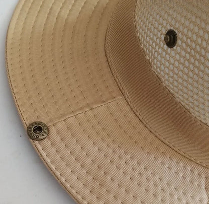 New Fishing Caps Men's Outdoor Hat Knight Cap Wide Straw Hat