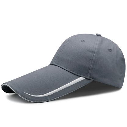 14cm Long Visor Large Head Man Big Size Causal Peaked Hats