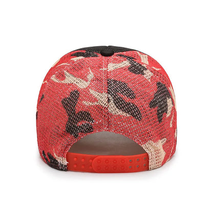 Autumn hat Mesh Camouflage Men and Women