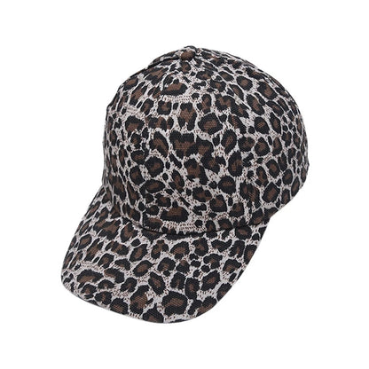 Leopard Zebra Pattern Adjustable Sun Protection Dad Hat