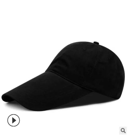 14cm Long Visor Large Head Man Big Size Causal Peaked Hats