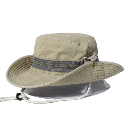 Fishing Hiking Sun Hat Men Women Boonie Hat Wide Brim Bucket Hat
