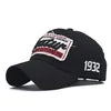 Six Colors Letter Embroidery 1932 High Quality Washed Custom Hat