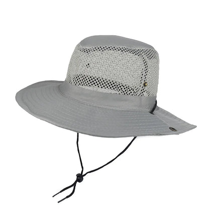 Men Women Outdoor Beach Seaside Sun Shade Breathable Bucket Hat