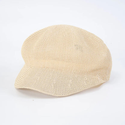 Octagonal Beret Women Sun Hat Painter Hat Outdoor