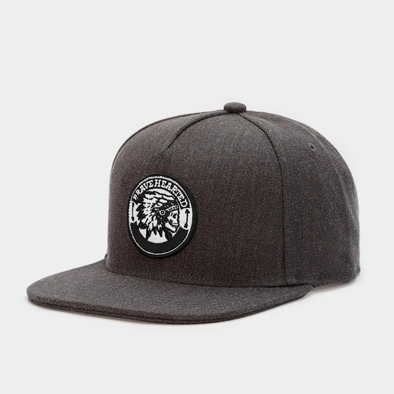 Adjustable Snapback Cap Denim Baseball Cap