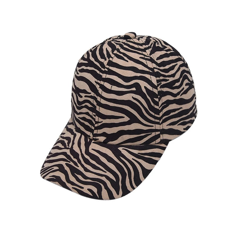 Leopard Zebra Pattern Adjustable Sun Protection Dad Hat