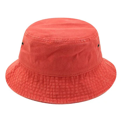 2025 New Fisherman Hat Vintage Denim Bucket Hats Outdoor Men Women Washed Cotton