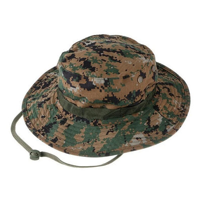 Tactical Hat Camouflage Fishing Cap Outdoor Sport Sun Bucket Cap Outdoor