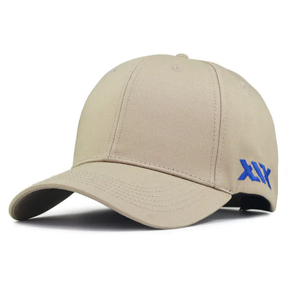 Oversize Baseball Caps Lady Hard Cotton Sun Cap Dad Casual Curved Peak Sport Hat Big Bone Men