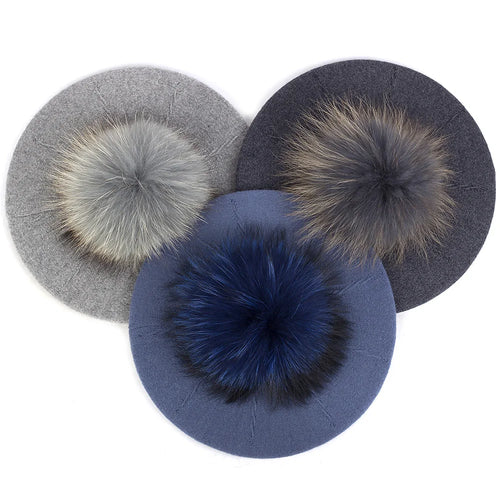 Fashion Elegant Sweet Women Beret Warm Winter Autumn Hat Lovely Ladies Party Hats
