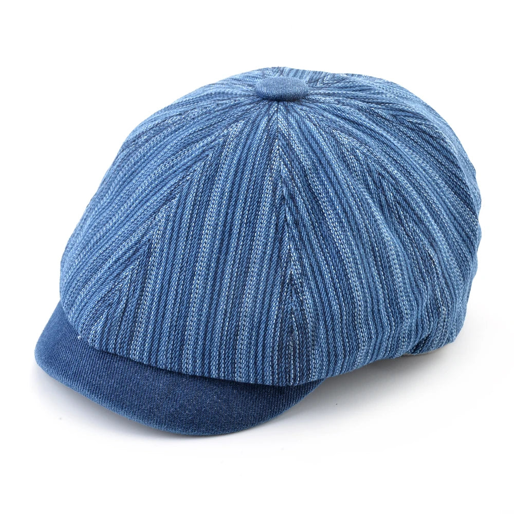 Vintage Striped Berets Men's Autumn