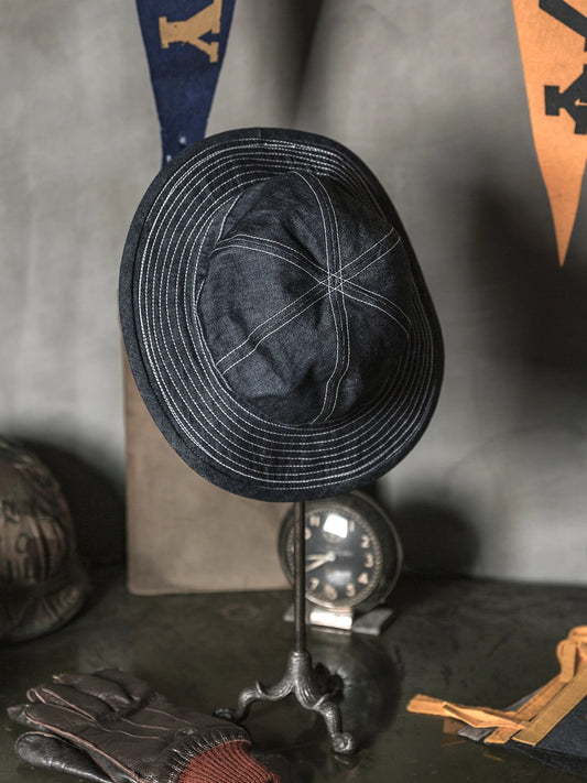 Rugged Bronson 1930s Daisy Mae Denim Bucket Hat