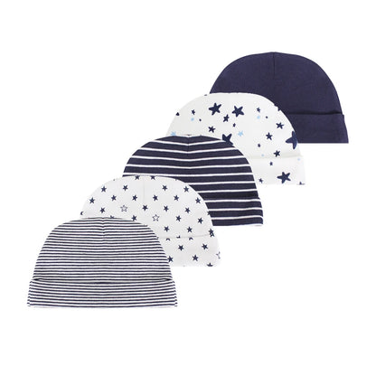 New Born Baby Boy Hats 3/5 Pieces Cotton Baby Girls Hats