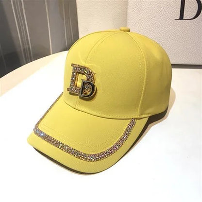 Rhinestone Hat Cotton K Kop Cap Hip Hop Cap Hats