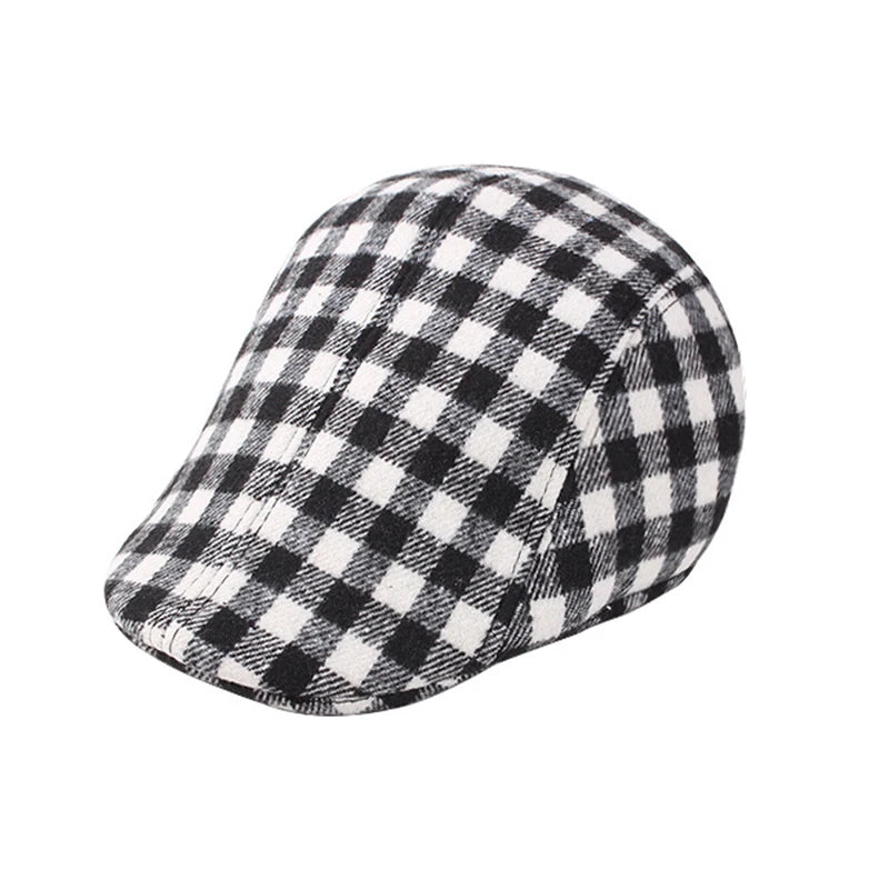 Factory Classical Square Material Male Winter Beret Hat