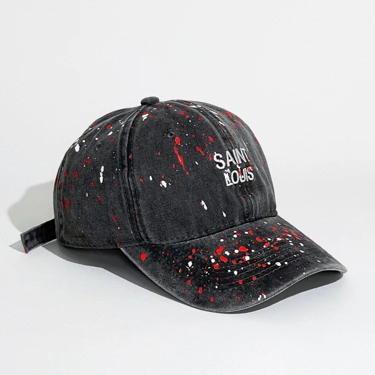 Painting Printing Baseball Cap Cool Stylish Design Stone Washed Dad Caps
