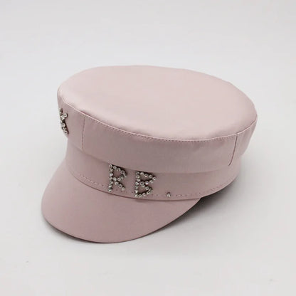 New Diamond Letter Newsboy Caps Women