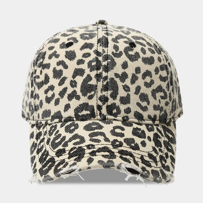 Retro Leopard Print Spicy Girl Style Baseball Cap