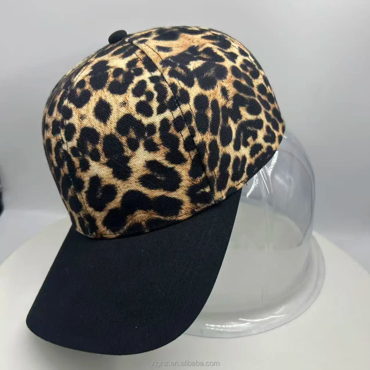 High Quality Poly-Cotton Canvas Puff Printed Fashionable 6-Panel Baseball Cap