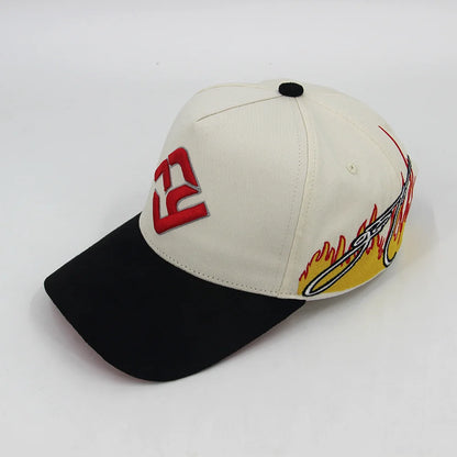 Wholesale 100% Cotton Twill 5 Panel Snapback Caps Two Color