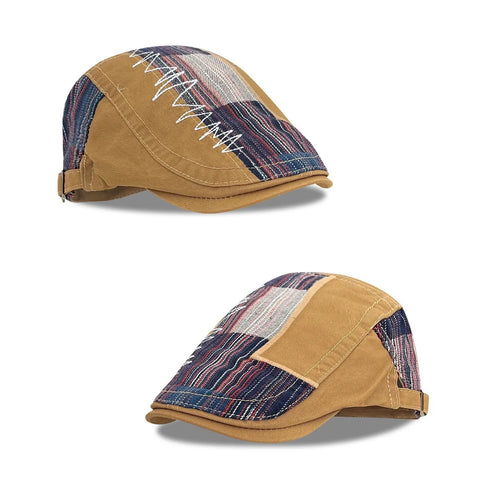 Vintage Hat Men's British Beret Casual Versatile Baseball Cap