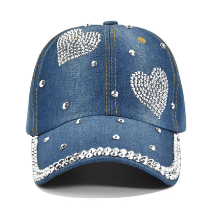 New Style Pure Men And Women Sun Hat Rhinestone Hats