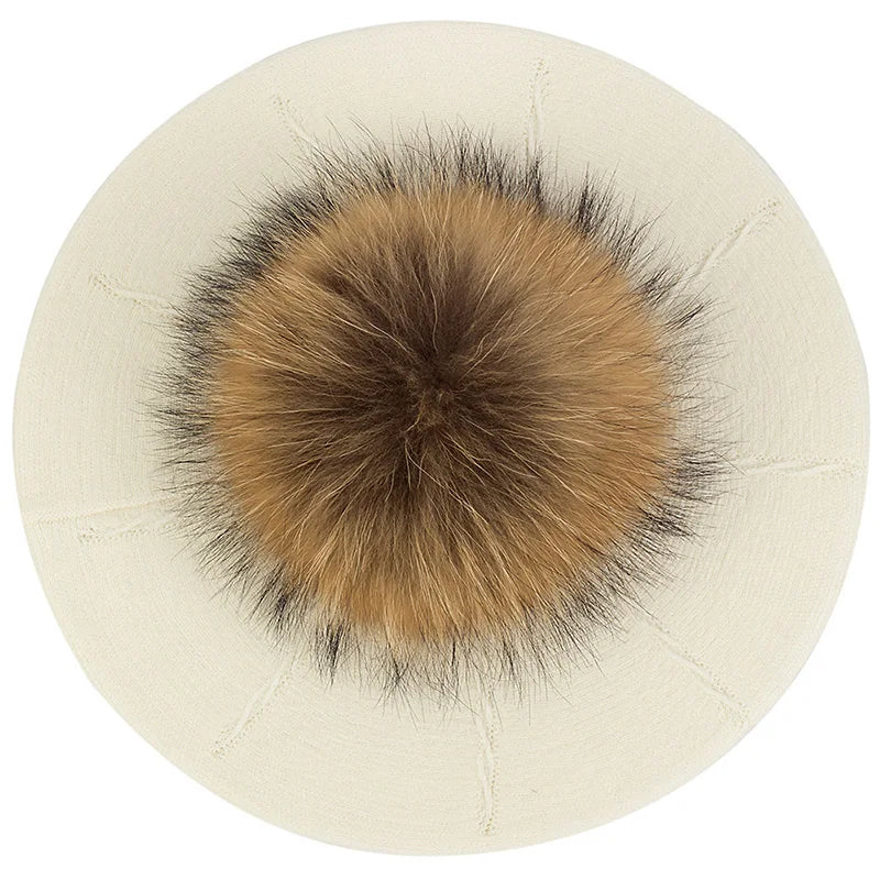 Fashion Elegant Sweet Women Beret Warm Winter Autumn Hat Lovely Ladies Party Hats