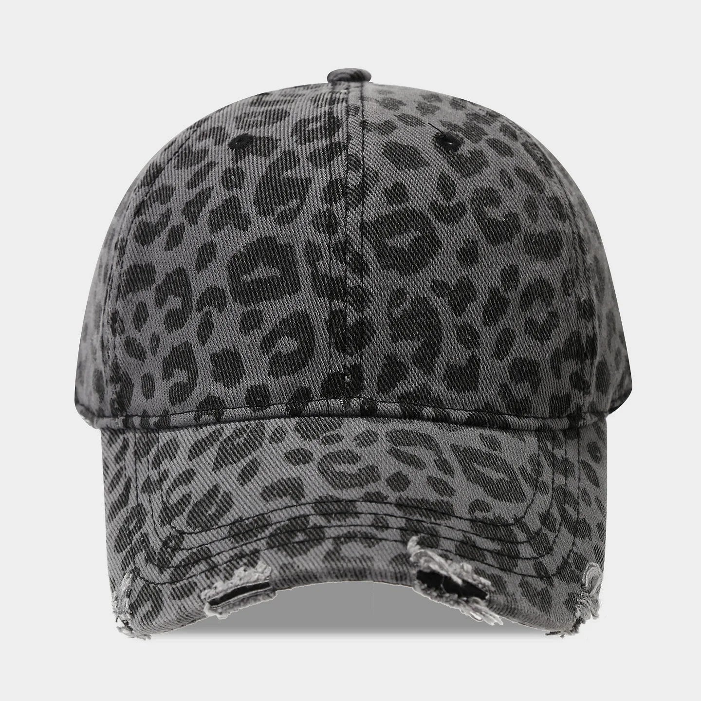 Retro Leopard Print Spicy Girl Style Baseball Cap