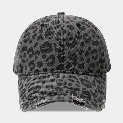 Retro Leopard Print Spicy Girl Style Baseball Cap