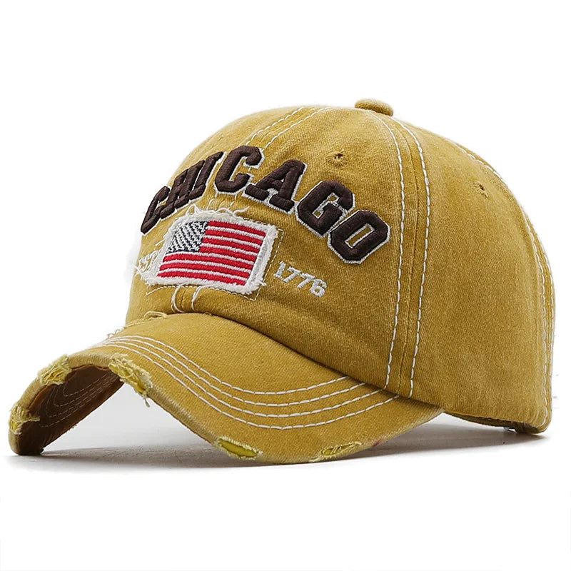 2022 High Quality Brand Washed Cotton Cap For Men Women