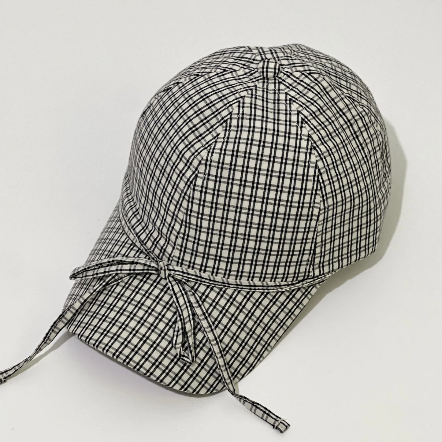 Unique Design Casual Plaid Bowknot Baseball Cap