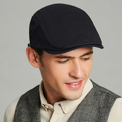 Men's British Ivy Cap Fashion Big Head Men