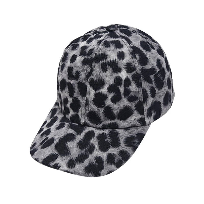 Leopard Zebra Pattern Adjustable Sun Protection Dad Hat
