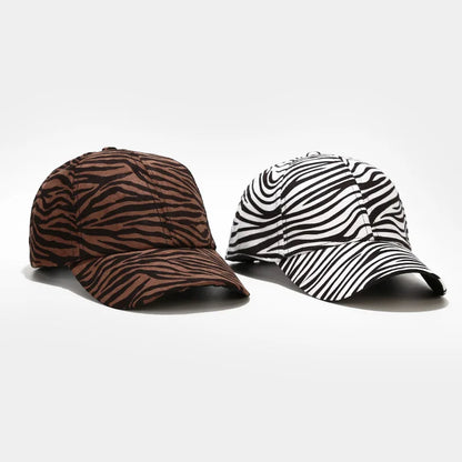 2021 Four Seasons Leopard Zebra Print Cotton Baseball Cap